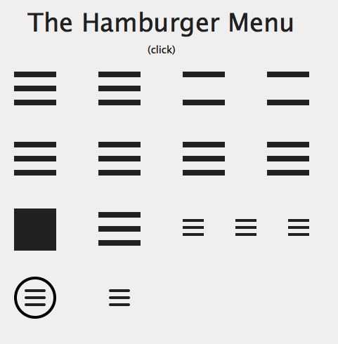 Hamburger Menu