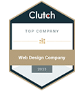 Top Web Design Company Clutch Award 2023