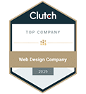Top Web Design Company Clutch Award 2025
