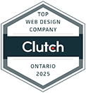 Top Web Design Company Ontario Clutch Award 2025
