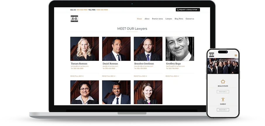 Web Design Challenges Faced by Rutman Law