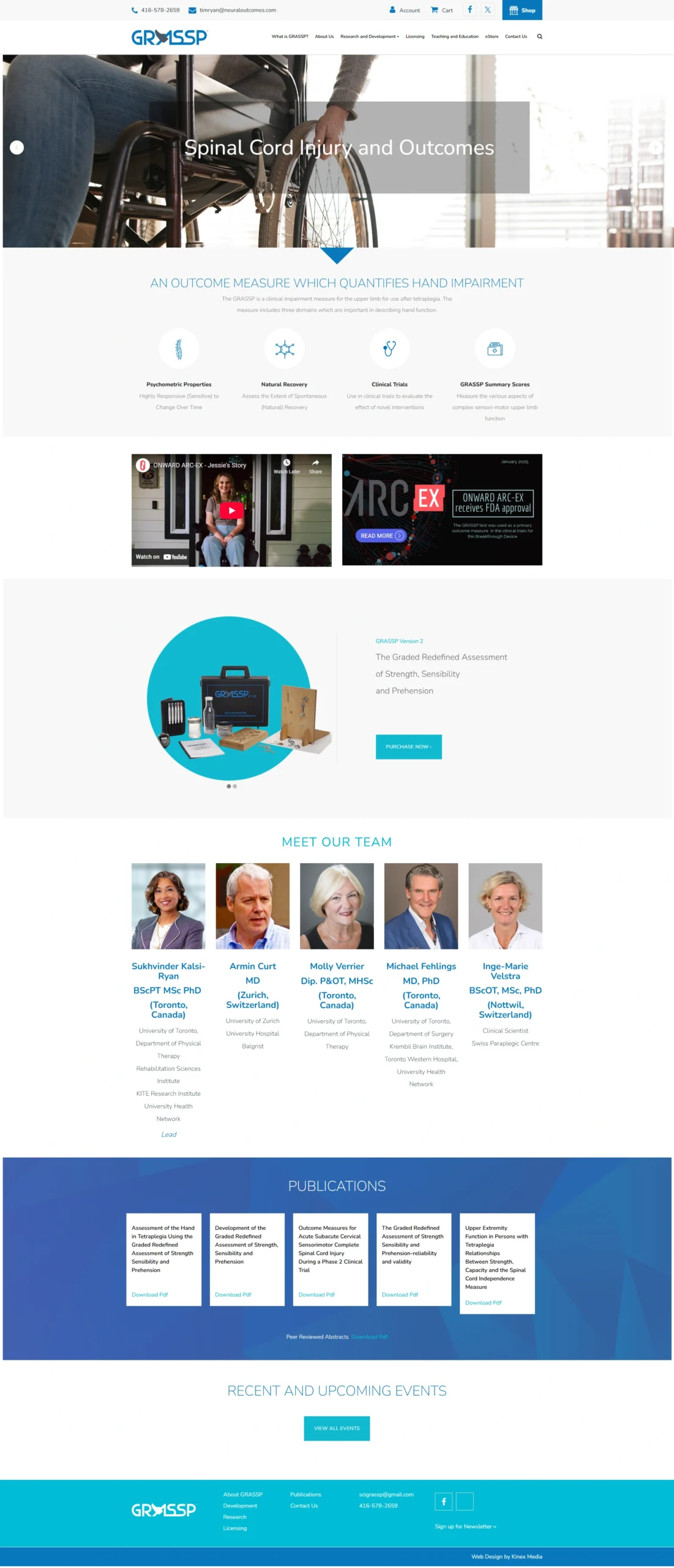 Web Design Success for Grassp Delivered Results