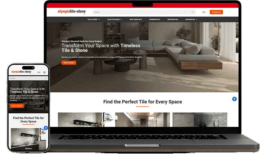 Olympia Tile Web Design Case Study